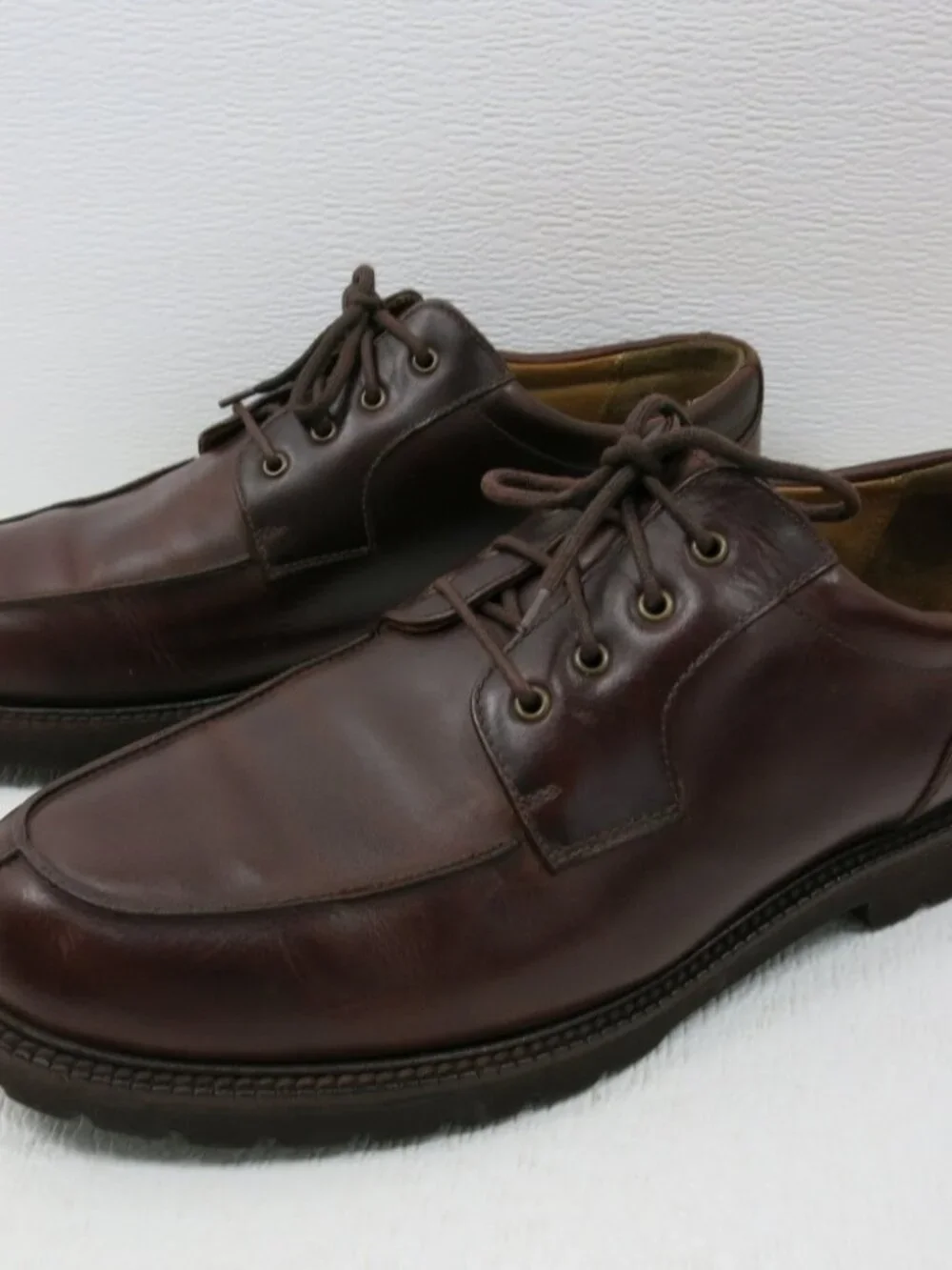 L. L. Bean Split Toe Oil Tanned Leather Casual Footwear Men's Shoes Oxfords 10